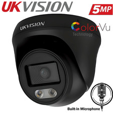 5MP CCTV Camera Turret ColorVu Audio Full-Colour Night Vision IP67 TVI AHD CVI