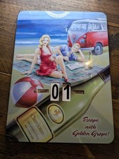 VW Camper And Golden Grape