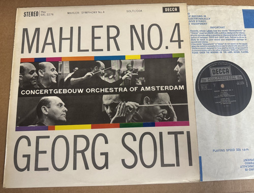 Sxl 2276 mahler symphony - no., 4