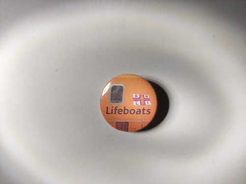 Rnli lifeboats pin badge - pin, badge!