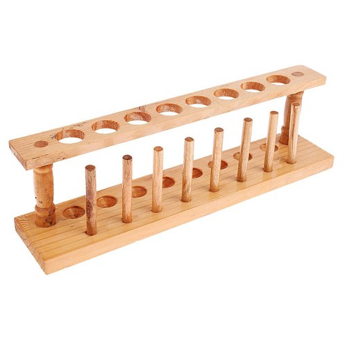 Lab wooden test tube storage - wooden,