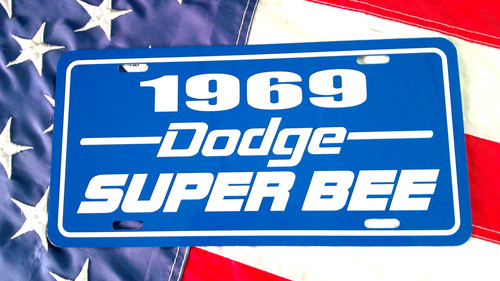 Blue 1969 dodge super - blue,