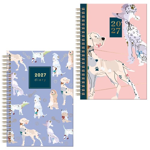 2027 week view - week, doggie