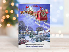Christmas Card Personalised Son Daughter Granddaughter Grandson Friend Couple