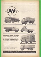 Old Magazine Ad 1963 - Always Welding of Ash - Road Tankers: Cargo Bodies etc