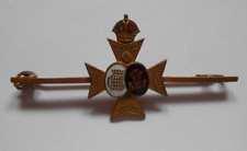 The  Prince of Wales' Own Civil Service Rifles   bar brooch sweetheart  a/f