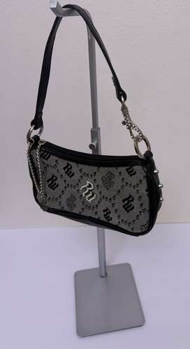 Vintage y2k black rhinestone - black,