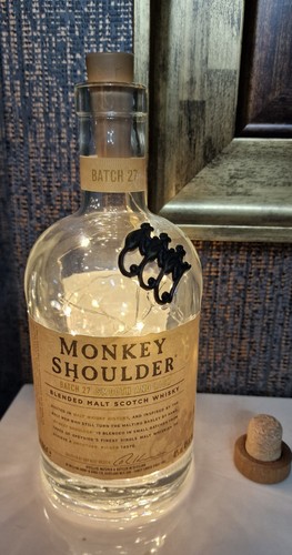 Monkey shoulder whisky bottle - monkey,