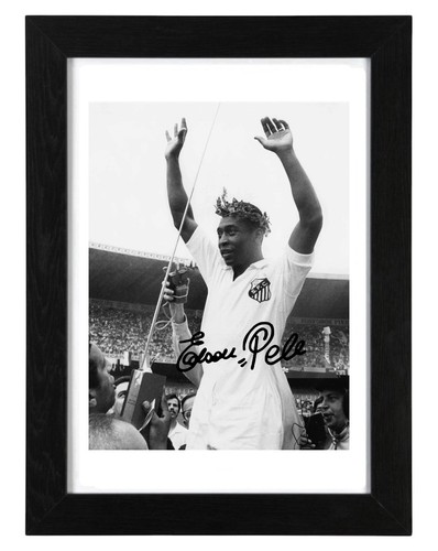 Pele signed autograph photo - autograph,