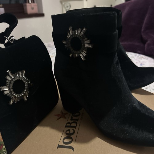 Joe browns black velvet boots - joe,
