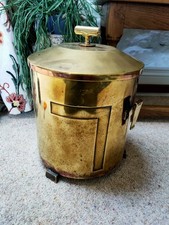 Art Deco 1930s Brass Coal Ash