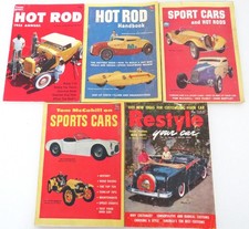 Lot of 5 Vintage Hot Rod