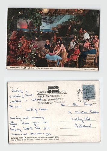 Postcard butlin s filey - -,