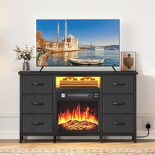 TV Stand with Fireplace, TV