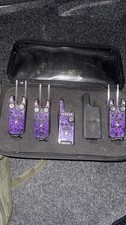 Delkim Txi-D Bite Alarms X3 with Receiver Purple