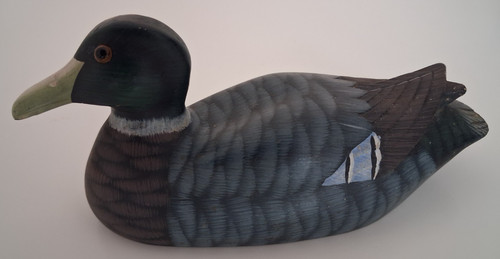 Vintage wooden decoy - wooden, duck