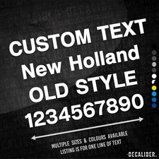 Custom Text New Holland Old