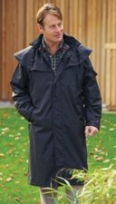 Men's Long Length Waterproof Riding,Hunting Rain Coat Highgrove S-3XL