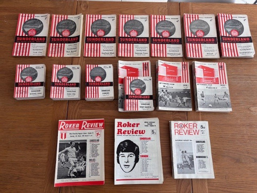 Sunderland home programmes - sunderland,