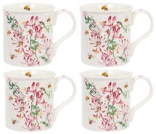 4 Honeysuckle Coffee Mugs