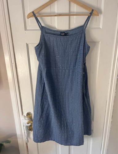 Gap blue eyelet - gap, sundress