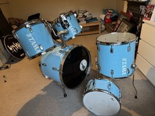 Tama Swingstar Drum set - Baby blue pearl - with free bags 