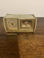 Rare 1950s Dancing Musical Ballerina Clock AF