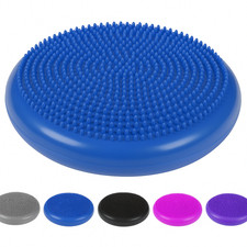 Wobble Cushion Balance Disc Inflatable Core Trainer for Yoga & Fitness with Pump