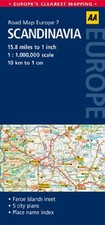 AA Road Map Scandinavia (Road