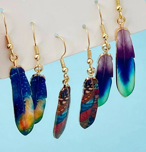 Feather dangle beads fashion - dangle,