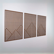 Art wall mountain - art, view