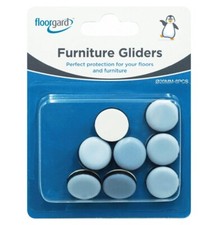 Round PTFE Floorgard Teflon Furniture Glides Self Adhesive Various Sizes Gliders