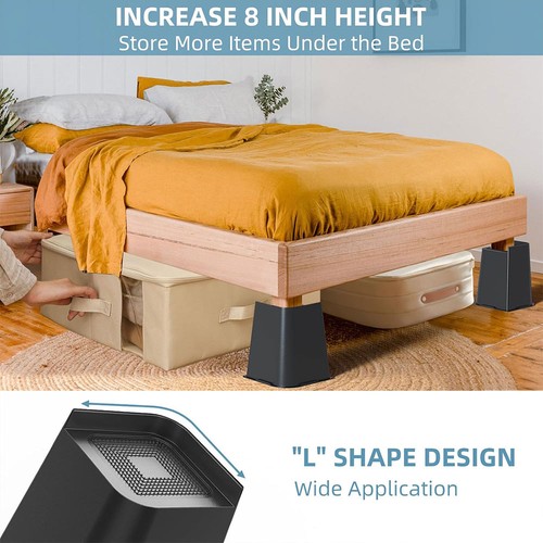Furniture risers height - 8",