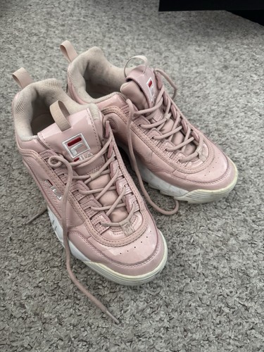 Pink fila disruptor trainers - fila,