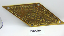 Worksplate NORTH BRITISH LOCOMOTIVE COMPANY LTD GLASGOW No 26094 1947
