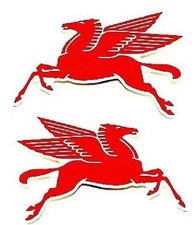 Vintage racing decal set Pair