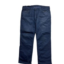 Levis 541 Jeans W40 L29 Mens Waxed Navy Blue Athletic Tapered Fit Stretch