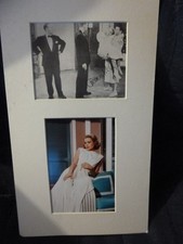 Alfred Hitchcock Rear Window Dial M For Murder GRACE KELLY signed mount