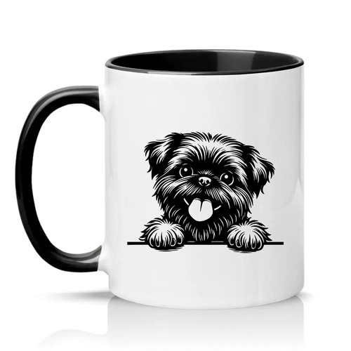Peeking dog unisex 11oz - peeking,