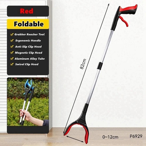Foldable garbage grabber - garbage,