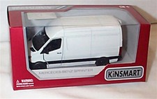 KINSMART 1:48 SCALE DIECAST MERCEDES BENZ SPRINTER VAN MODEL WHITE