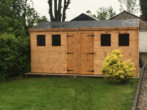 Wooden shed workshop - 12,