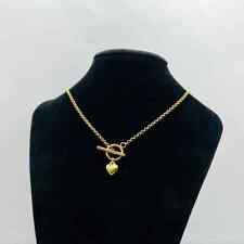 Gold Toggle Heart Chain