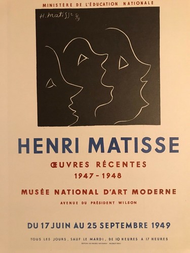 1959 henri matisse poster - 1959,