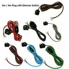 2m / 4m Fabric Flex Cable Plug