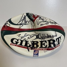 Signed Leicester Tigers Rugby Ball Players Signed 