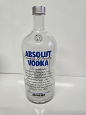 Absolut Vodka Large Tall Empty