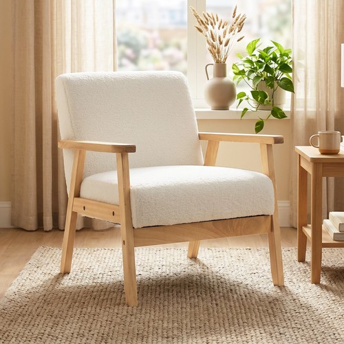Homcom accent chair - homcom, with