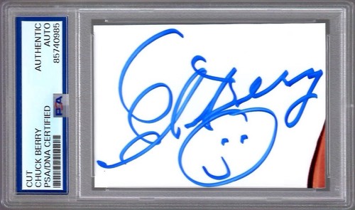 Chuck berry hand signed - chuck,