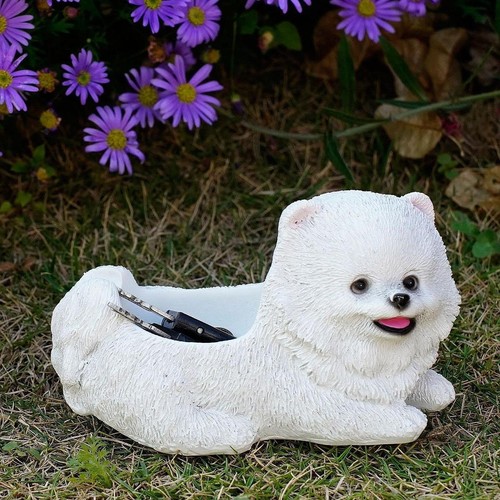 Pomeranian dog figurine - pomeranian, animal